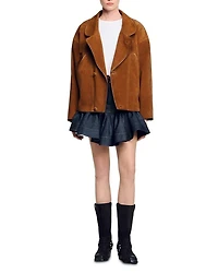 Oversized Suede Jacket