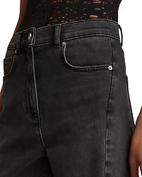 Molly Barrel Leg Jeans Washed Grey