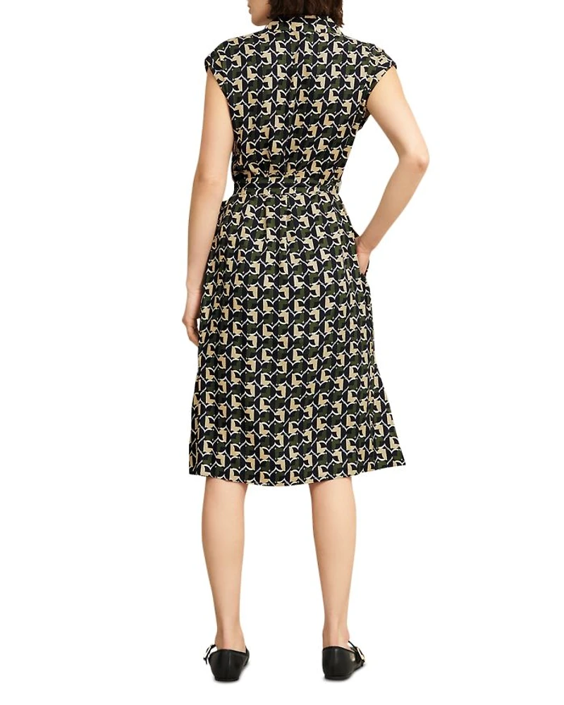 Kalinda Geometric Print Dress