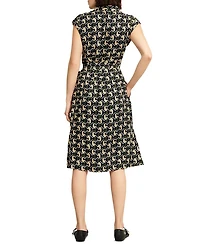 Kalinda Geometric Print Dress