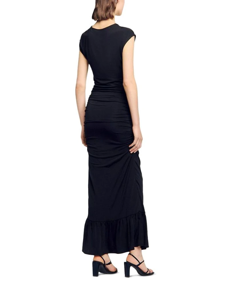 Draped Maxi Dress