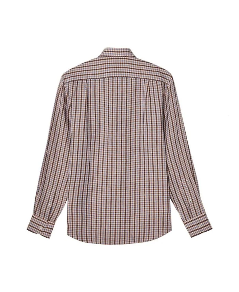 Morgan Multi Check Linen Shirt