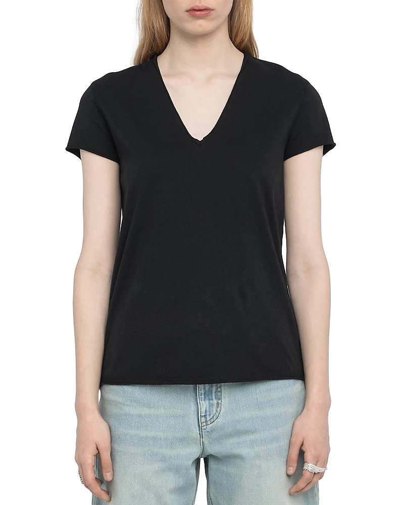 Zadig & Voltaire Story Fishnet Skull Tee