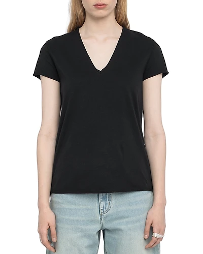 Zadig & Voltaire Story Fishnet Skull Tee