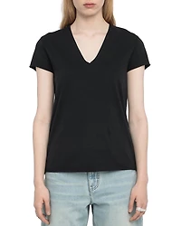 Zadig & Voltaire Story Fishnet Skull Tee