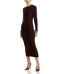 Fabiana Filippi Sequin Knit Midi Dress