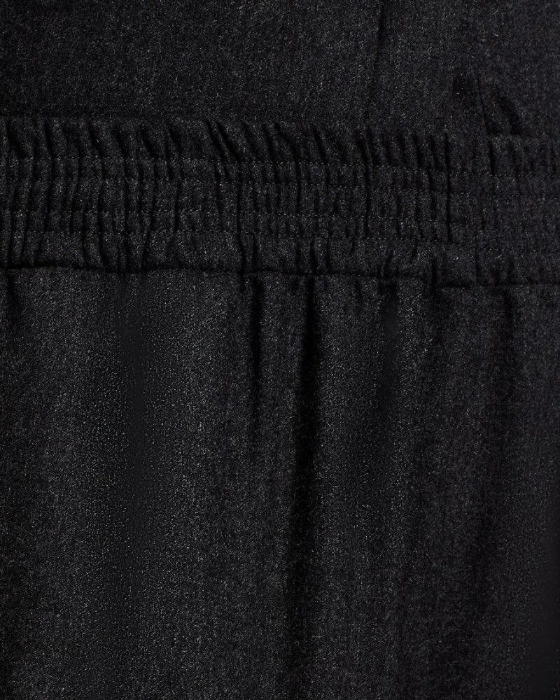 Wool Blend Wide Leg Pants