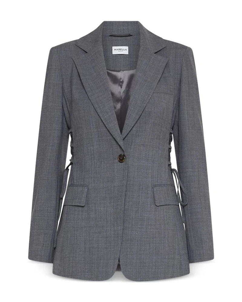 Lace Up Blazer