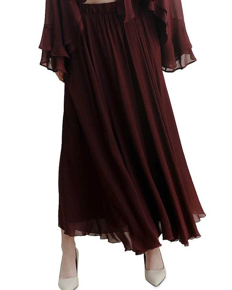 Marella Brado Bordeaux Skirt
