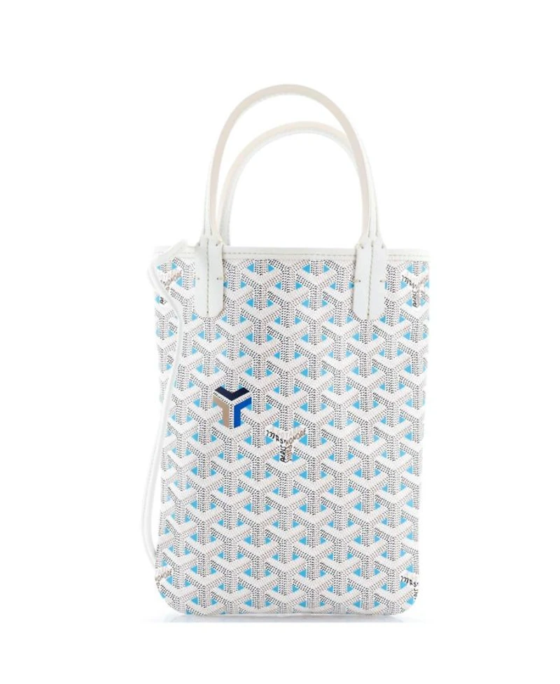 Mini Poitiers Tote Claire Voie Coated Canvas