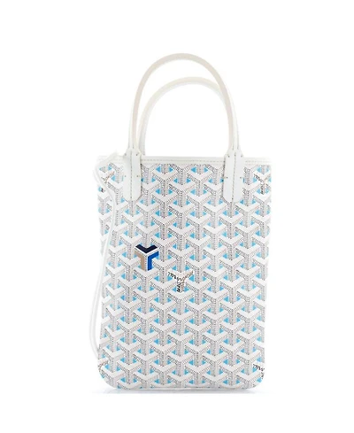 Mini Poitiers Tote Claire Voie Coated Canvas