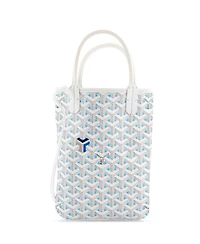 Mini Poitiers Tote Claire Voie Coated Canvas