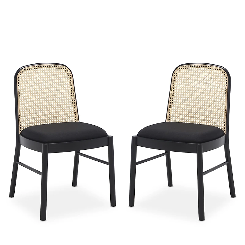 Safavieh Annmarie Rattan Back Chairs, Set of 2