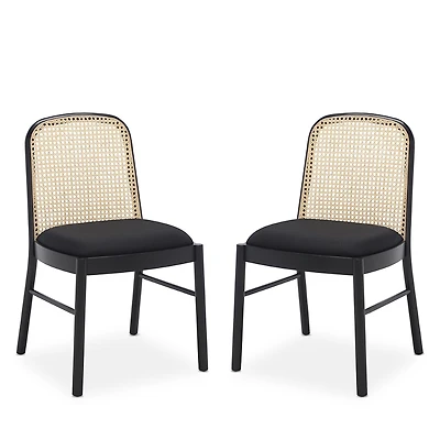Safavieh Annmarie Rattan Back Chairs, Set of 2