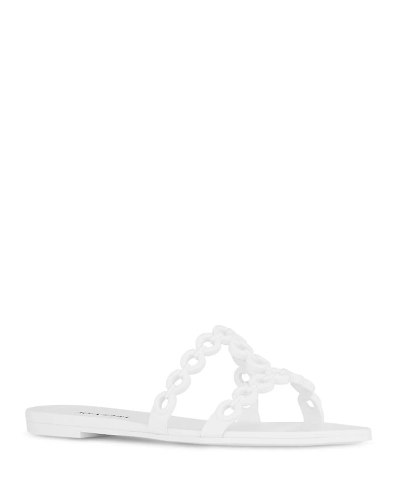 Women's Infinity Chain Jelly Sandals