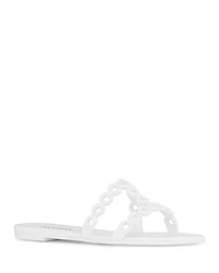 Women's Infinity Chain Jelly Sandals
