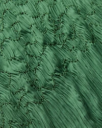 Smocked Embroidered Maxi Dress