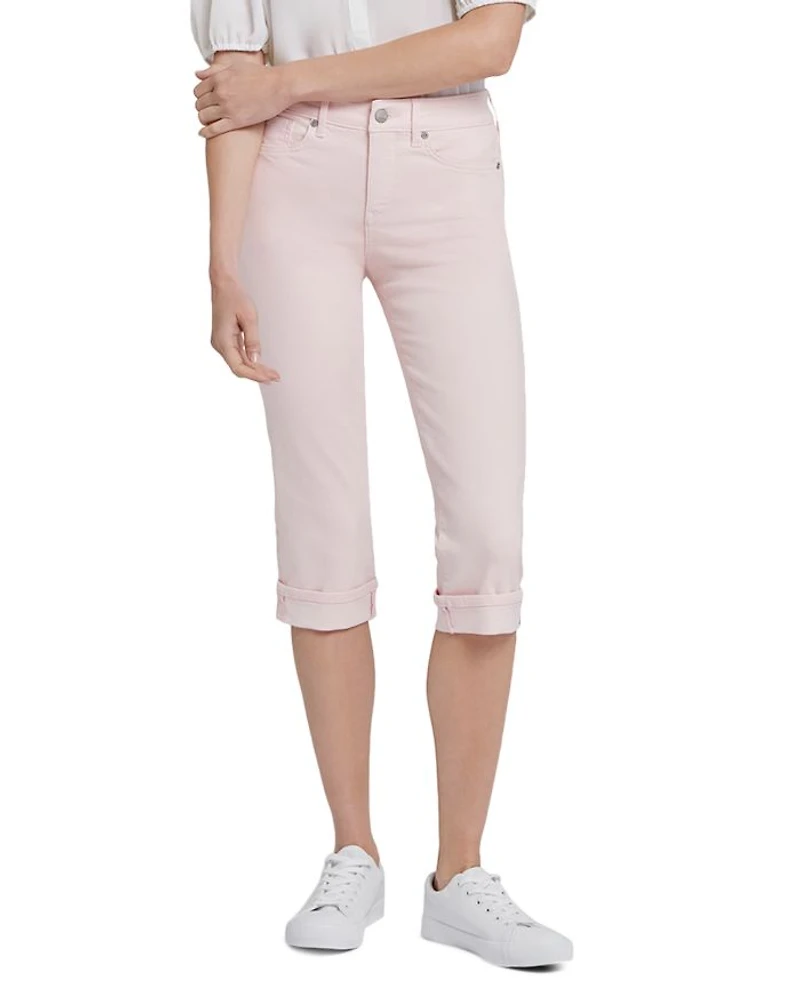 Petite Marilyn Cuffed Cropped Jeans Crystal Pink