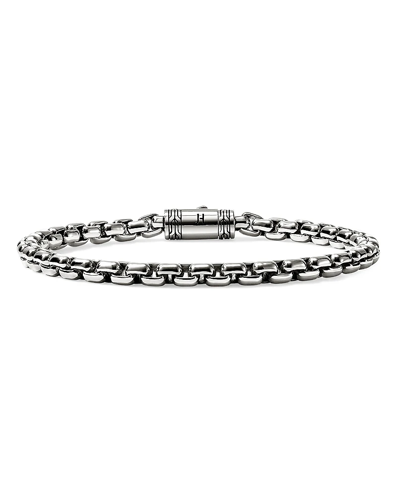 John Hardy Sterling Silver Chain Box Chain Bracelet