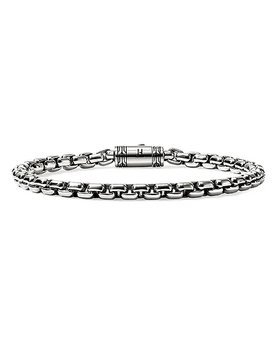 John Hardy Sterling Silver Chain Box Chain Bracelet