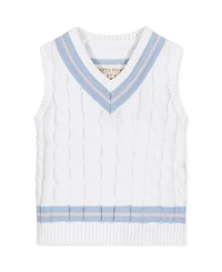 Unisex Hope & Henry Boys' Organic V-Neck Cricket Sweater Vest