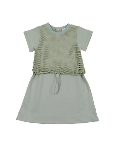 Girls' Mesh Sport Short Sleeve Dress - Little Kid