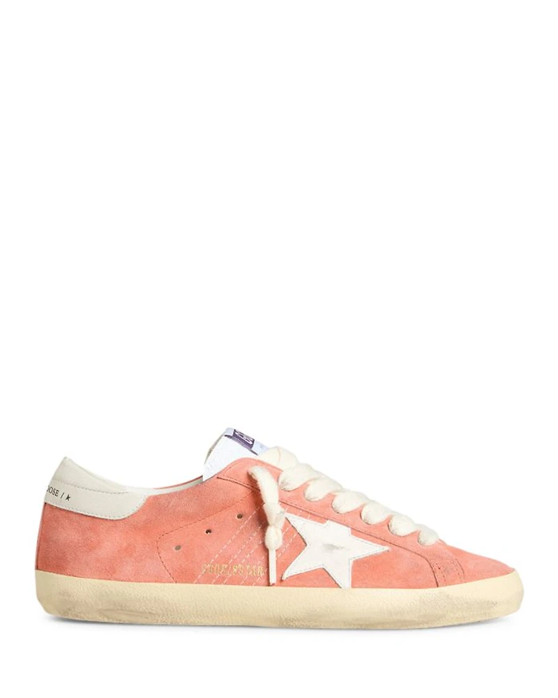 Men's Super Star Suede Lace Up Sneakers