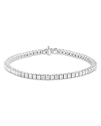 Bloomingdale's Fine Collection Princess Cut Diamond Tennis Bracelet