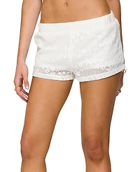 Edikted Arlie Floral Texured Sheer Shorts