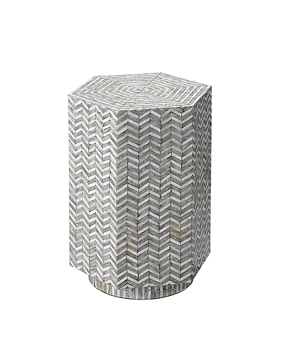 Jamie Young Brando Hexagon Side Table