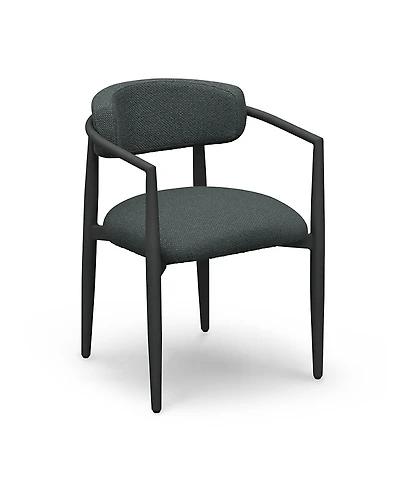 Tov Furniture Annika Textured Fabric Outdoor Dining Arm Chair