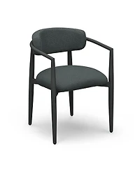 Tov Furniture Annika Textured Fabric Outdoor Dining Arm Chair