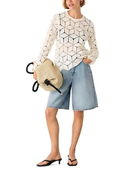 Crocheted Lace Top
