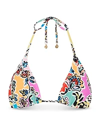 Rainbow Oasis Triangle Bikini Top
