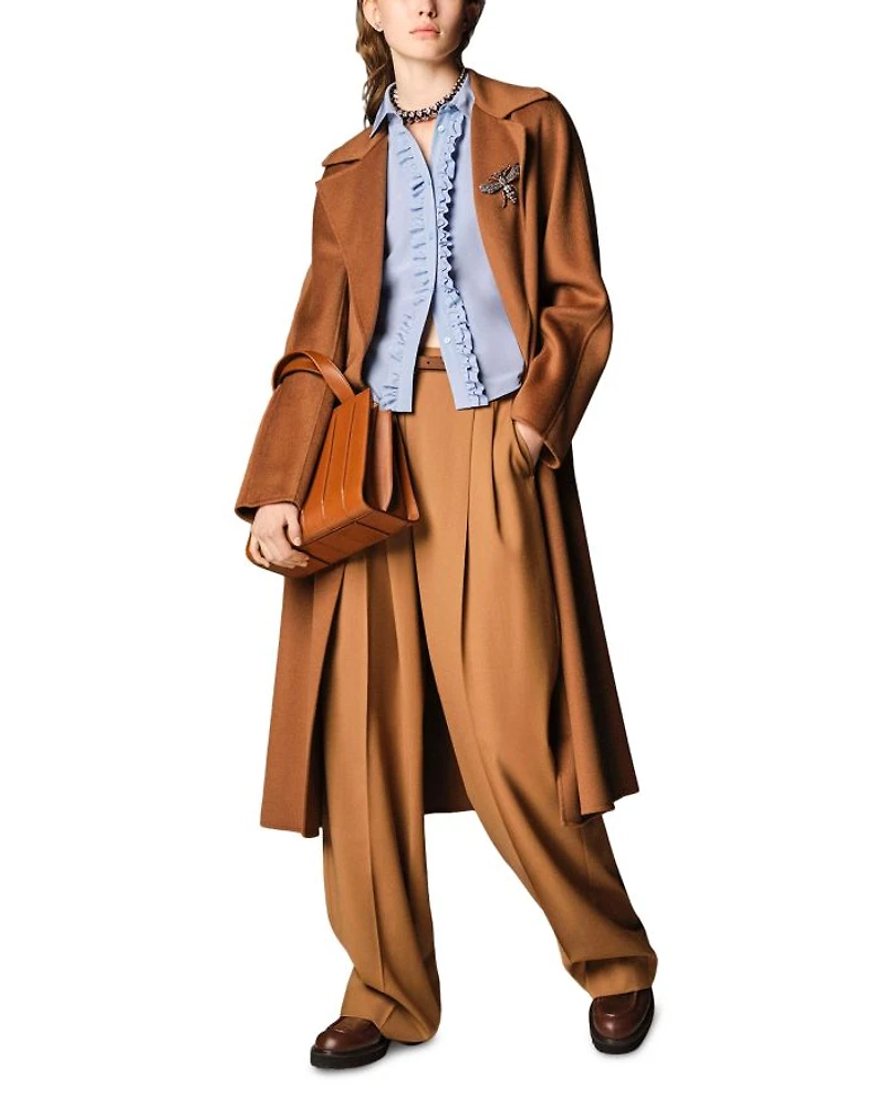 Bergamo Belted Wool Pants
