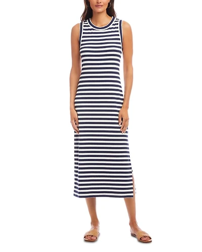 Striped Midi Column Dress