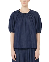 Max Mara Talia Ballon Sleeve Top