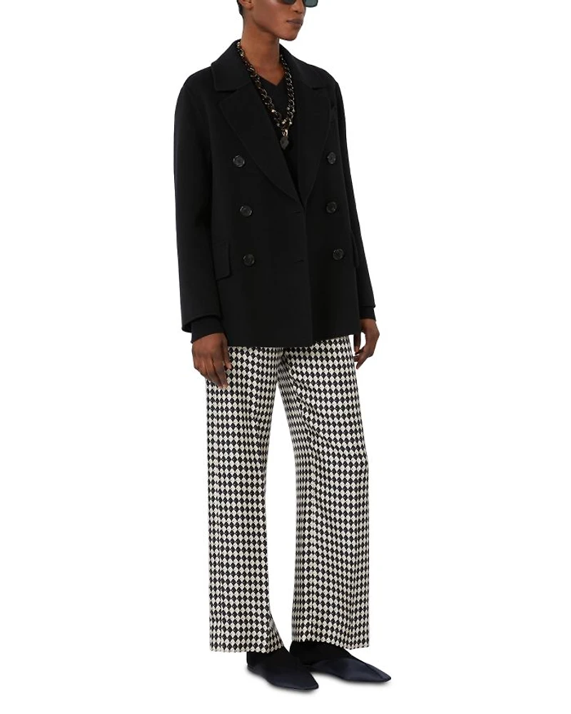 Rieti High Rise Silk Pants