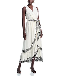 Elie Tahari Poppy Embroidered Maxi Dress