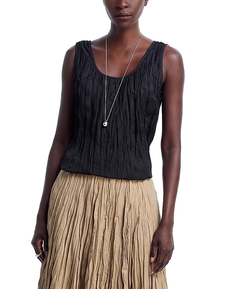 Lafayette 148 New York Crinkled Top