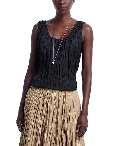 Lafayette 148 New York Crinkled Top