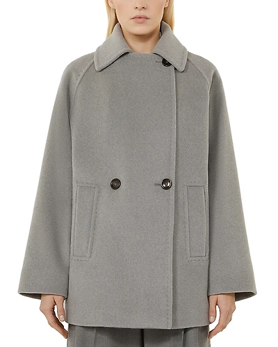 Max Mara Studio 2 Ariano Wool Pea Coat