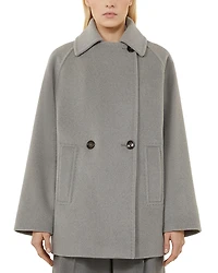 Max Mara Studio 2 Ariano Wool Pea Coat
