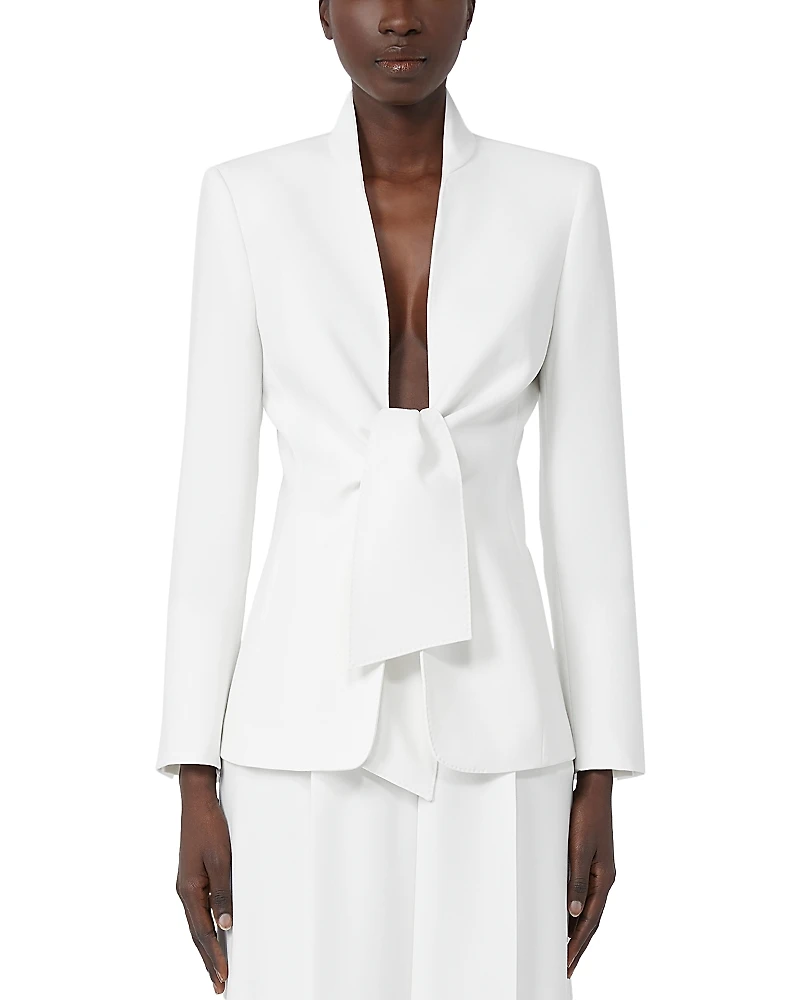 Max Mara Tie Front Jacket