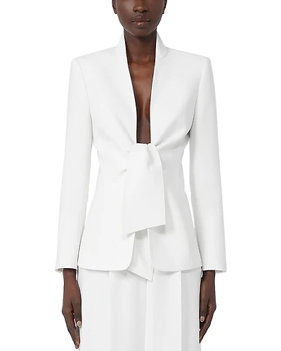 Max Mara Tie Front Jacket