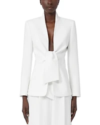 Max Mara Tie Front Jacket