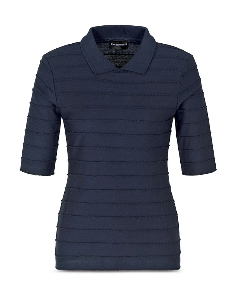 Frill Striped Top