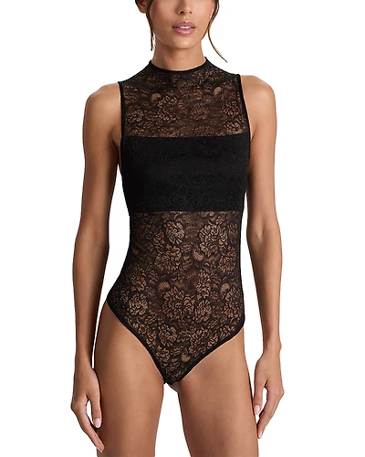 Alice and Olivia Nichol Lace Bodysuit