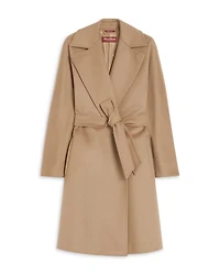 Wool Belted Midi Coat