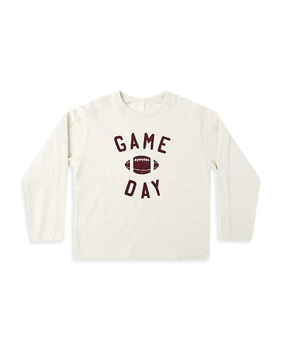 Rylee + Cru Boys' Long Sleeved Paneled Game Day Tee - Little Kid
